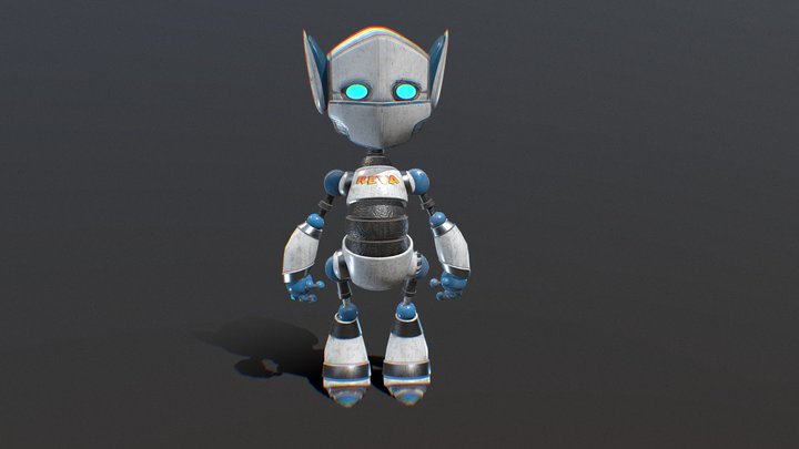 Astro bot Reva 3D Model