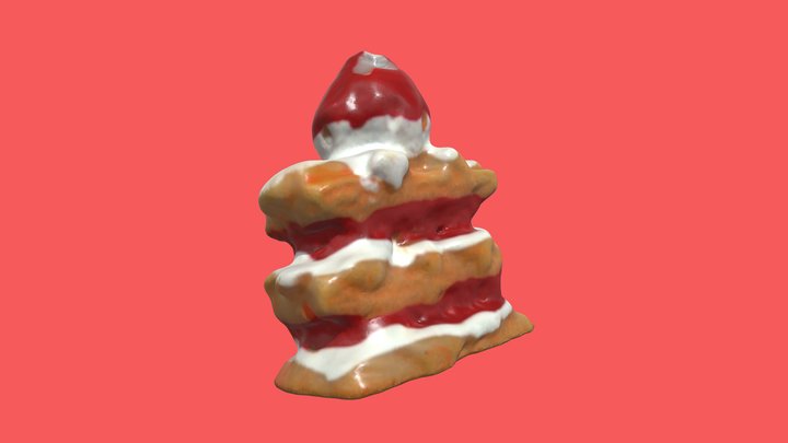 Strawberry Shortcake Charm – Free 3D Model STL