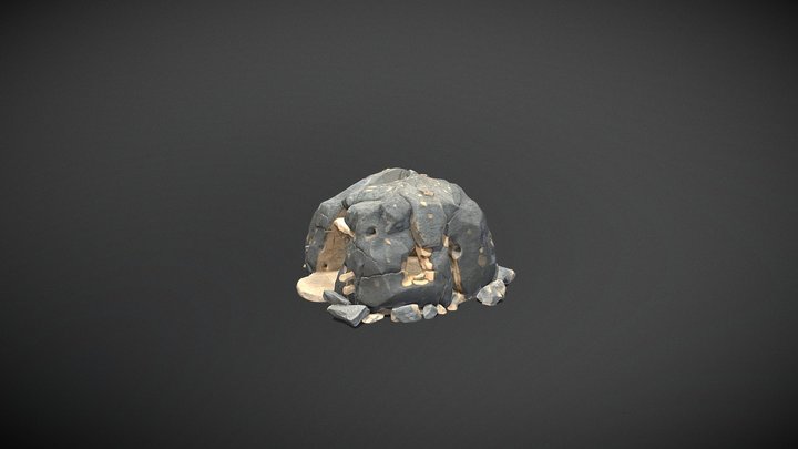 Primitive Asteroid Hut - Sci-Fi Survival Asset – Kostenloses 3D-Modell STL