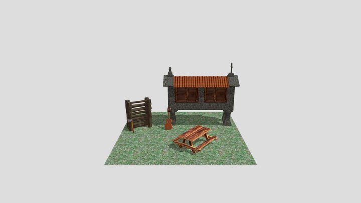 Galician Lumberjack Props 3D Model