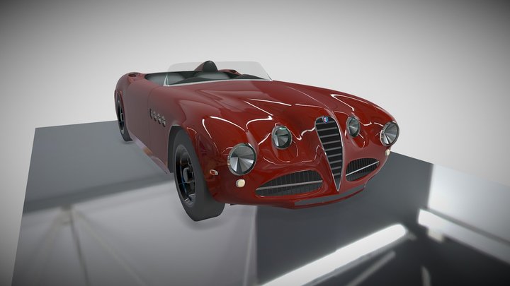 1951 Alfa Romeo Tipo 412 3D Model