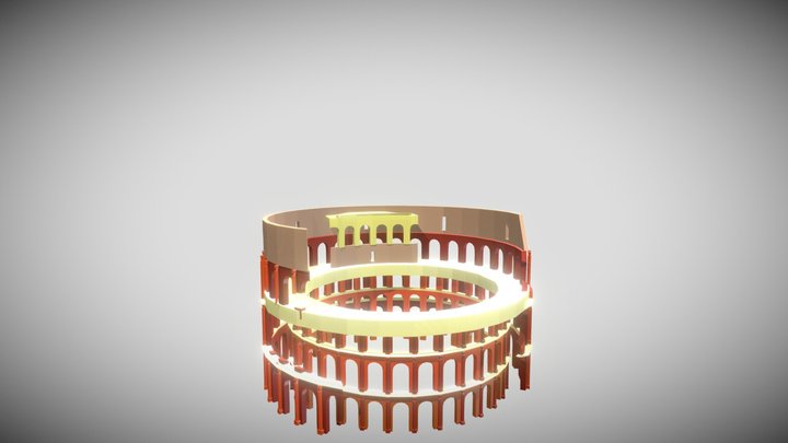 Roman Colosseum 3D Model