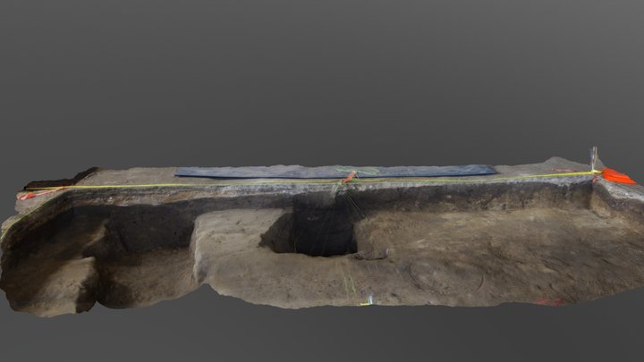DH 1421-1423 South Profile 3D Model