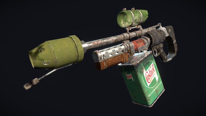 Rustborn - Scavenger Flamethrower 3D Model