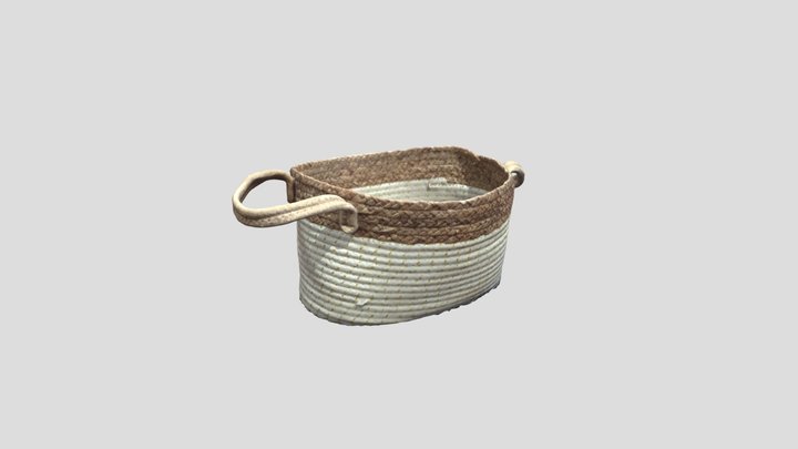 3d Scanned Basket 3D Model