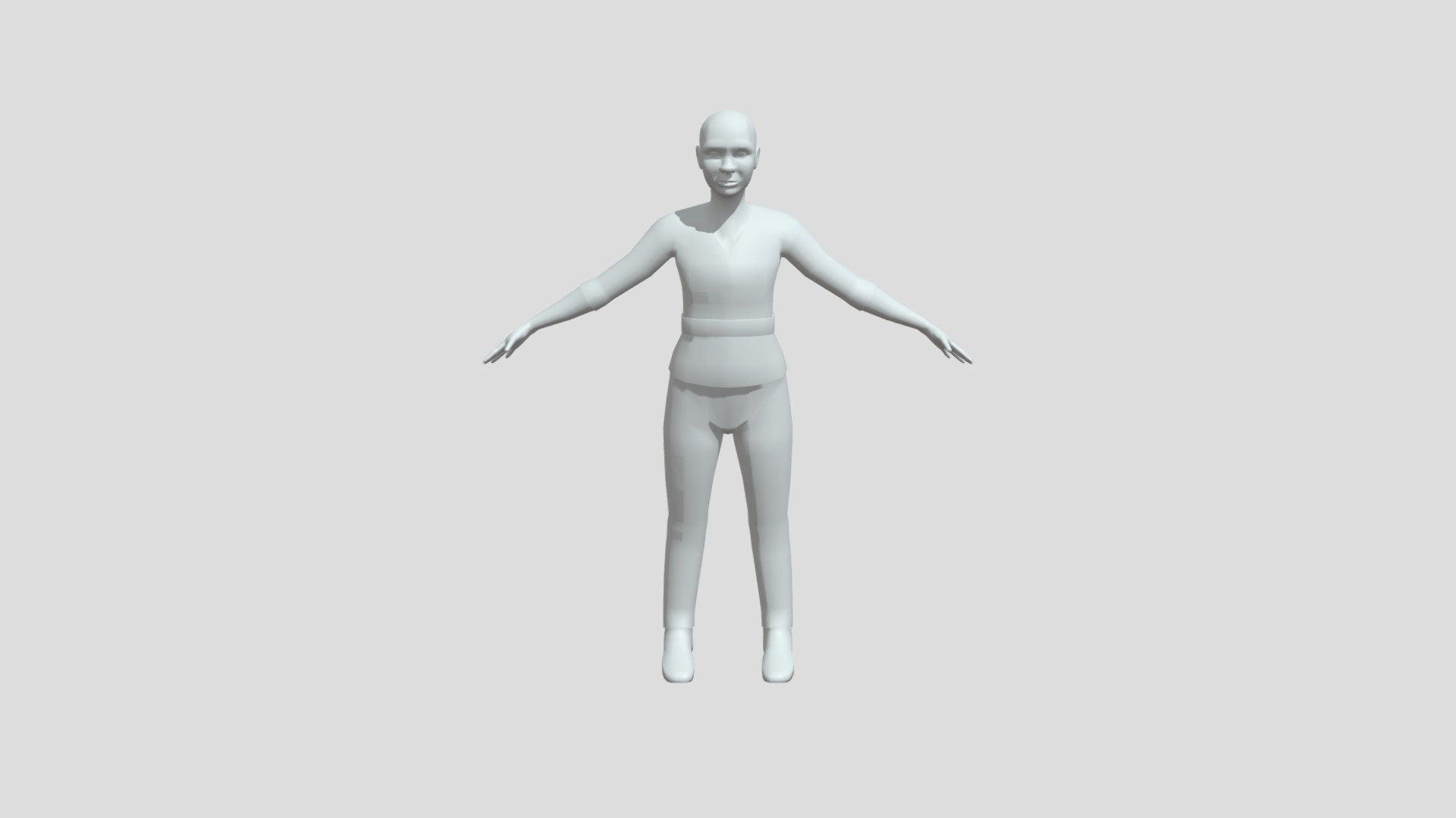 Female Head and Body Model