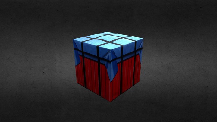 Pubg Air Drop 3D Model
