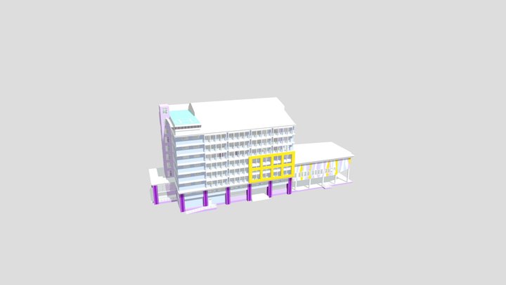 คณะวิทยาการจัดการ มหาวิทยาลัยราชภัฏบุรีรัมย์ 3D Model