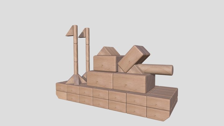Block2 3D Model