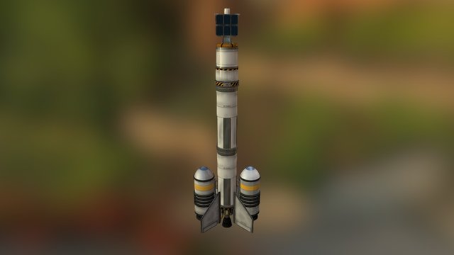Z-MAP Satellite Launch Kit 3D Model