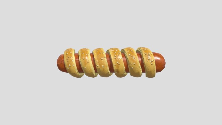 Hot dog 3D Model