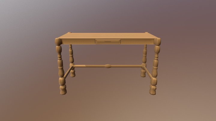 Desk 3D Model