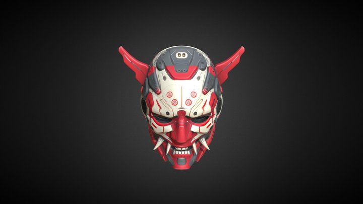 GodsMask_GENESIS #001 AmaterasuOmikami 3D Model
