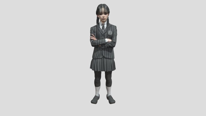 Character in Uniform 3D Model