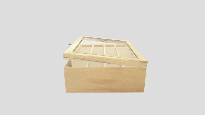 Wooden Box 3D Model