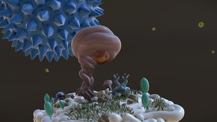 Cloud Island doodle 3D Model