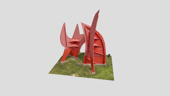 Calder Sculpture tweaked LiDAR/Photogrammetry – Modello 3D gratuito STL