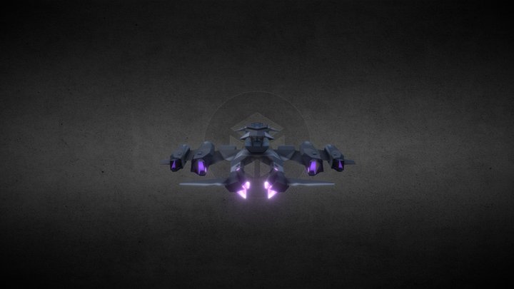Corvus Space Vessel 3D Model