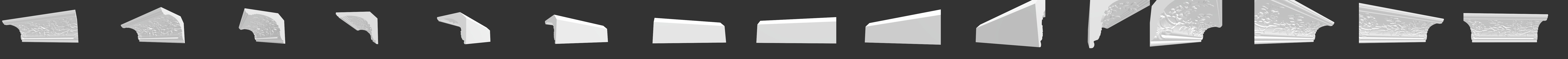 Карниз ДК-225 150х200mm 3D Model