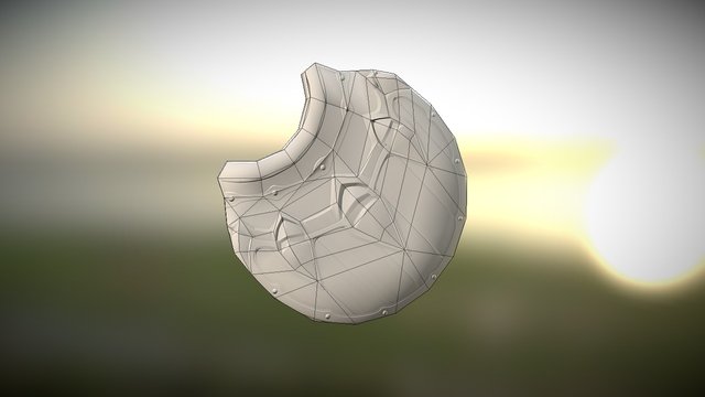 Skydas Low Poly 3D Model