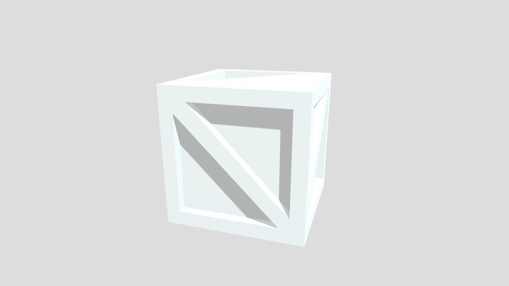 Crate 3D Model