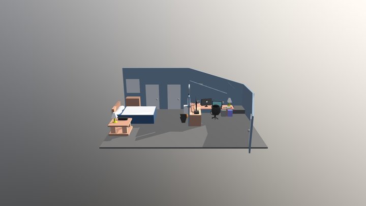 Room Diarama 3D Model