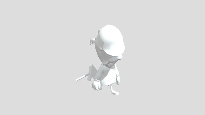 IS7_ Enemy_ANM_ Mini Rod_prototipe_ Variant (2) 3D Model