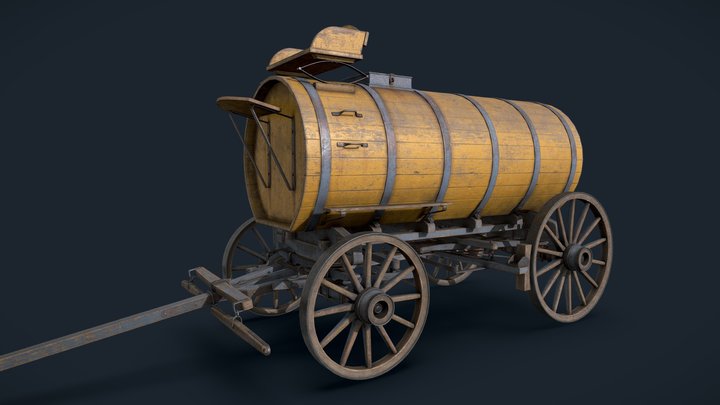 Water wagon 3D Model