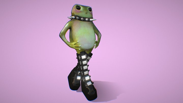 Just a girl 3D Model