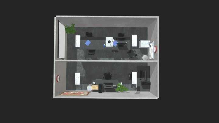 Investment Scam Room 3D Model