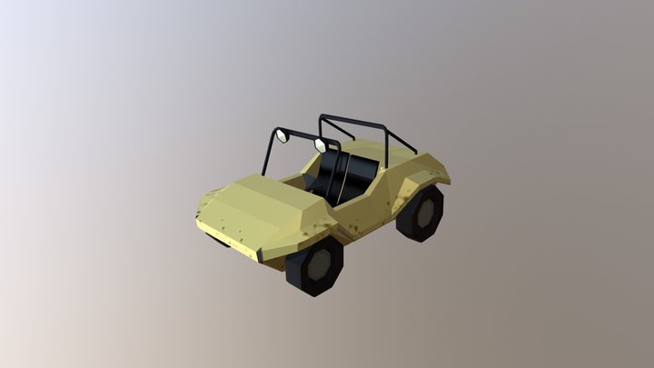 BUGGY DE PRAIA 3D Model