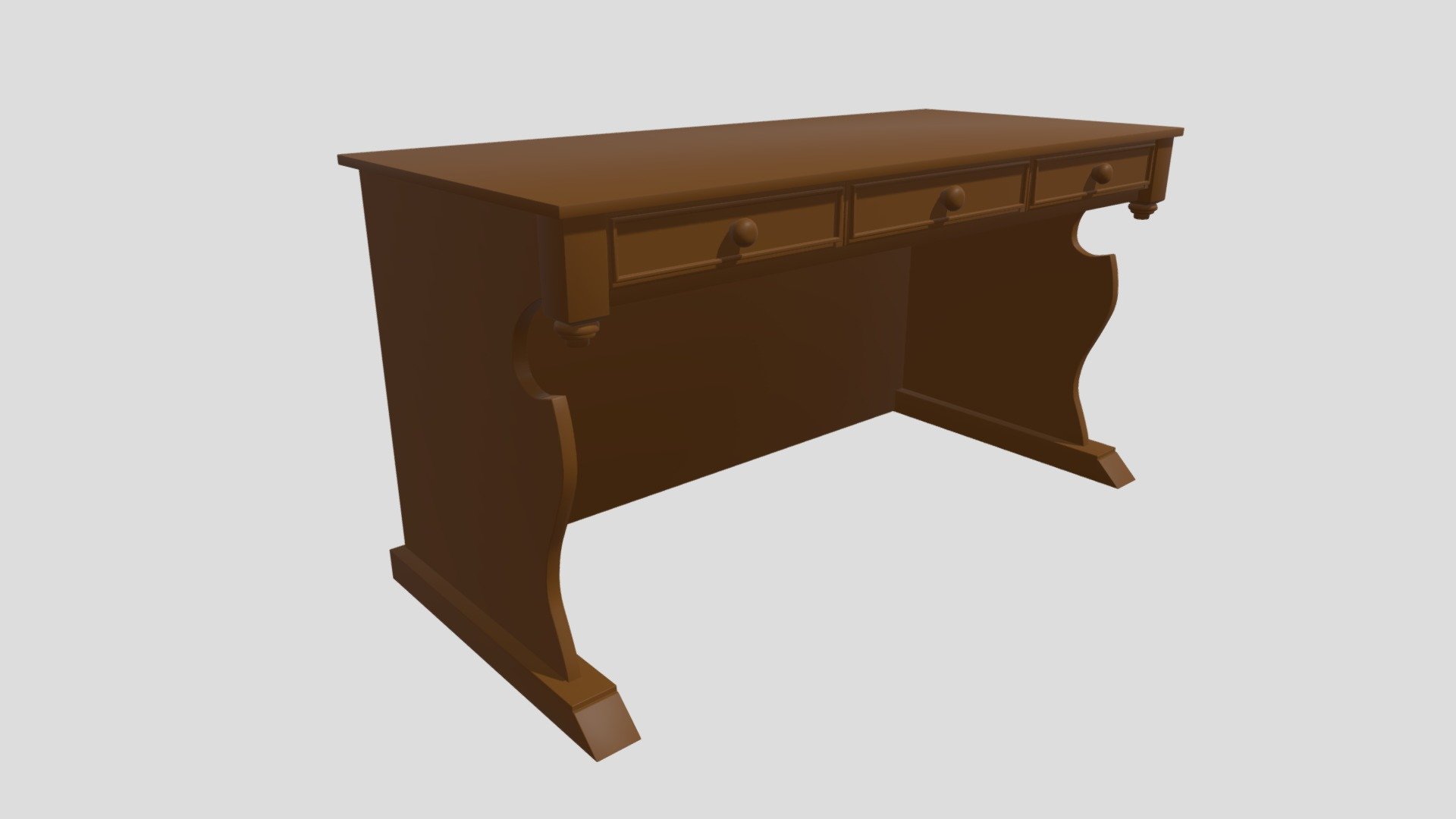 Office Table Download Free 3D model by Dylan Jade (DylanJade3D