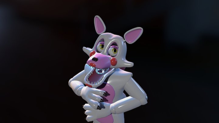 Mangle Five Nights At Freddys 2 3D Model