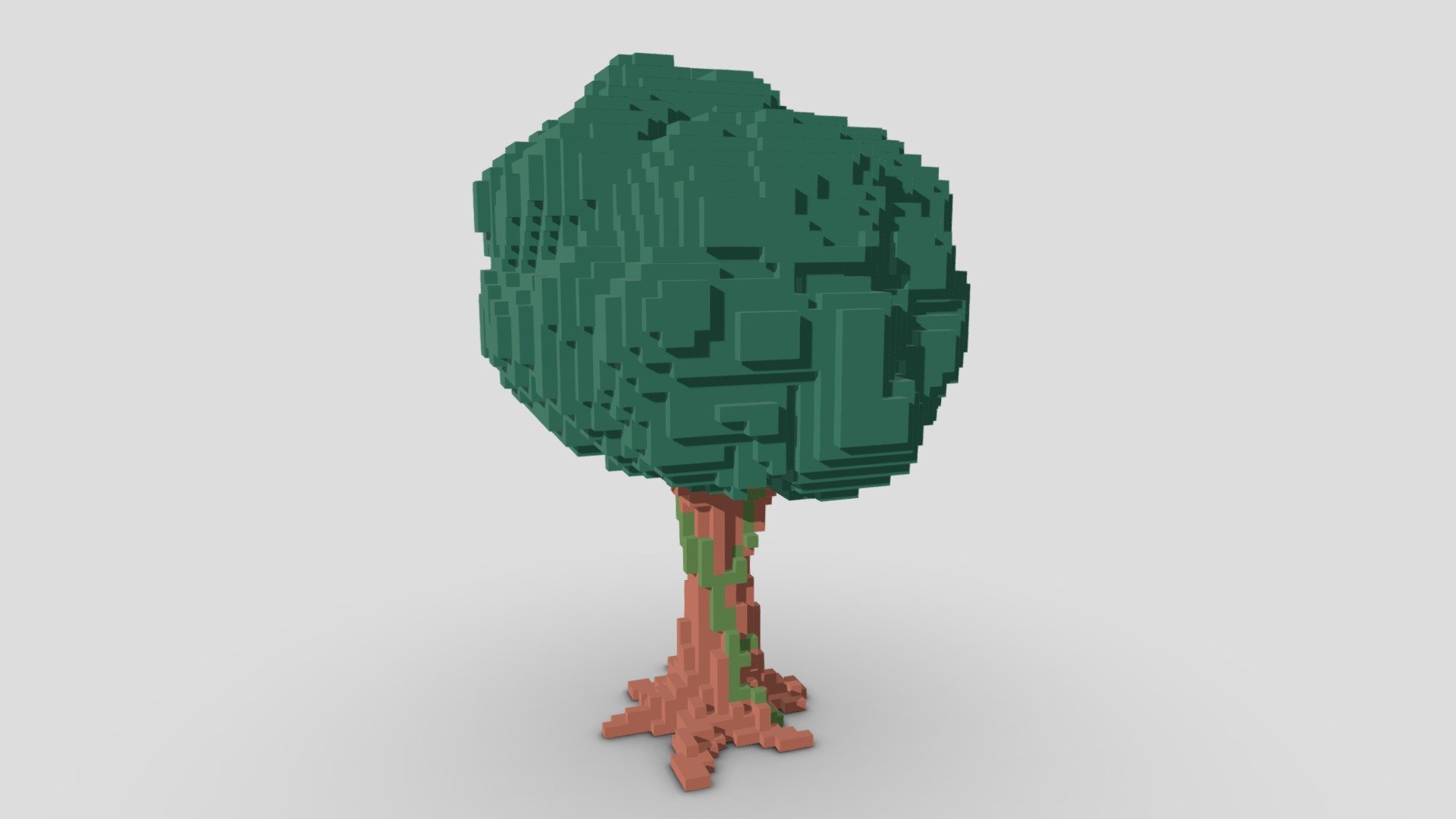 Voxel Tree - 3D model by nikrad (@nikrad.fl) [29afb52] - Sketchfab