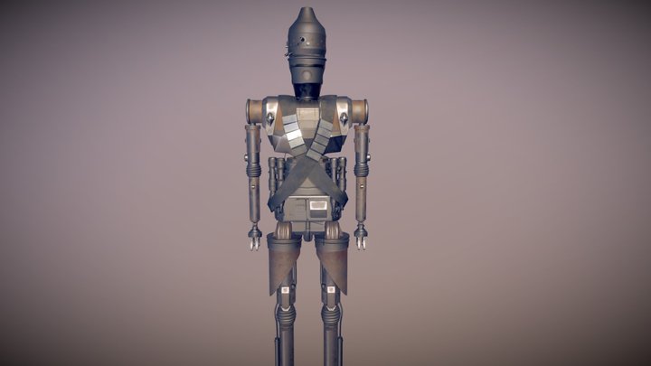 IG-11 Droid 3D Model