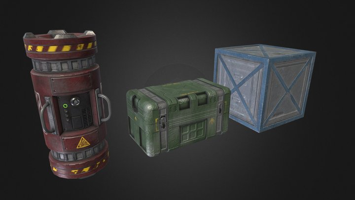 Hangar Props 1 3D Model