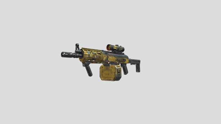 Futuristic Cyberpunk AK47 – Free 3D Model STL
