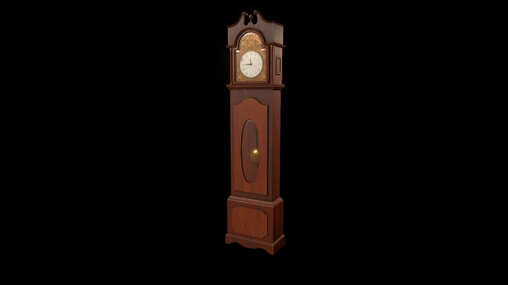Old Clock 3D Model