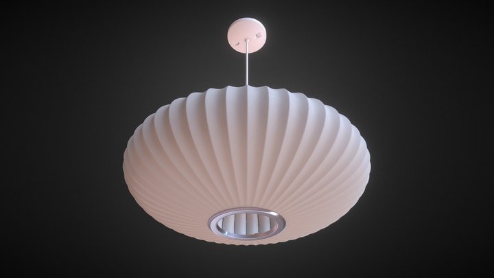 Bubble Lamp by George Nelson 3D Model