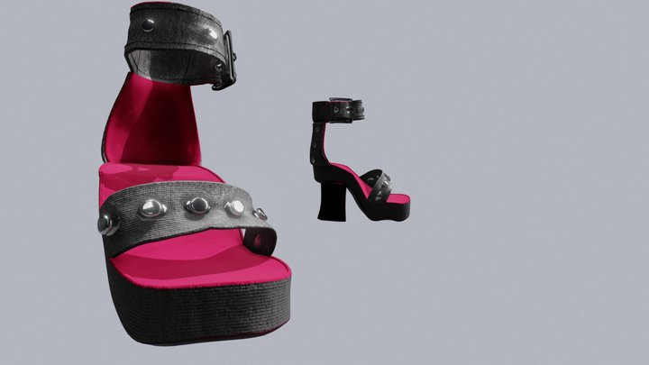 "Silent revelation"  Shoes 3D Model