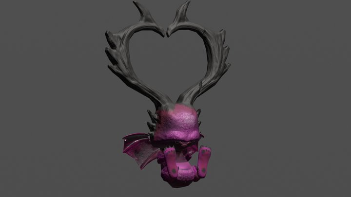 Demonio Lowpoly 3D Model