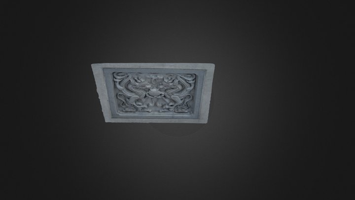 Dragon Bas-relief in China town DC 3D Model