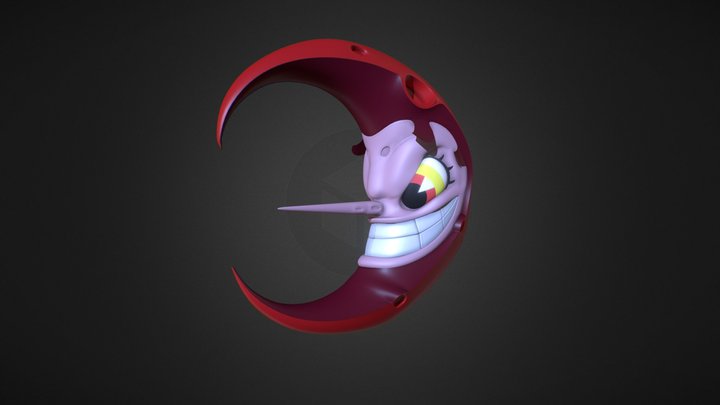 Cuphead-Hilda Berg 3D Model