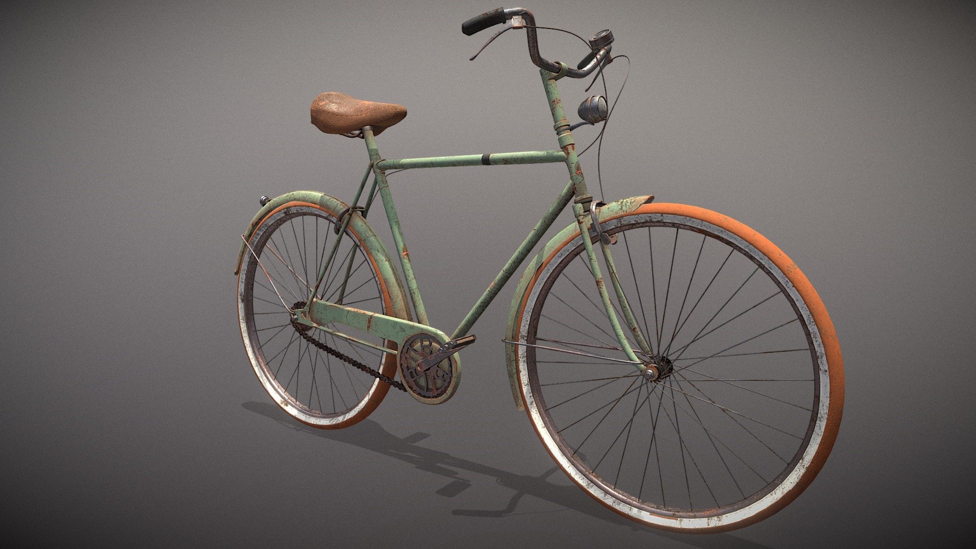 Old Bicycle Download Free 3D model by CharlesNG CharlesNG