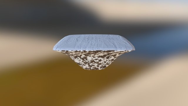 Snow Island 3D Model