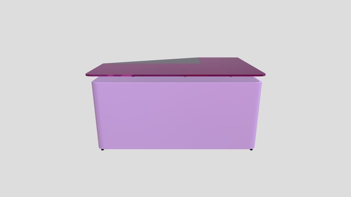 Reciption & Poses Desk 3D Model