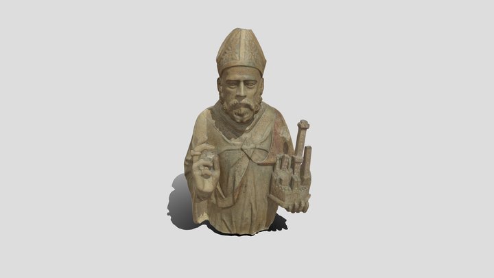 Statue della Mercanzia: San Petronio 3D Model