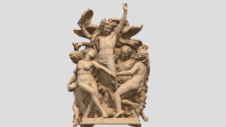 Palais Garnier - La danse 3D Model