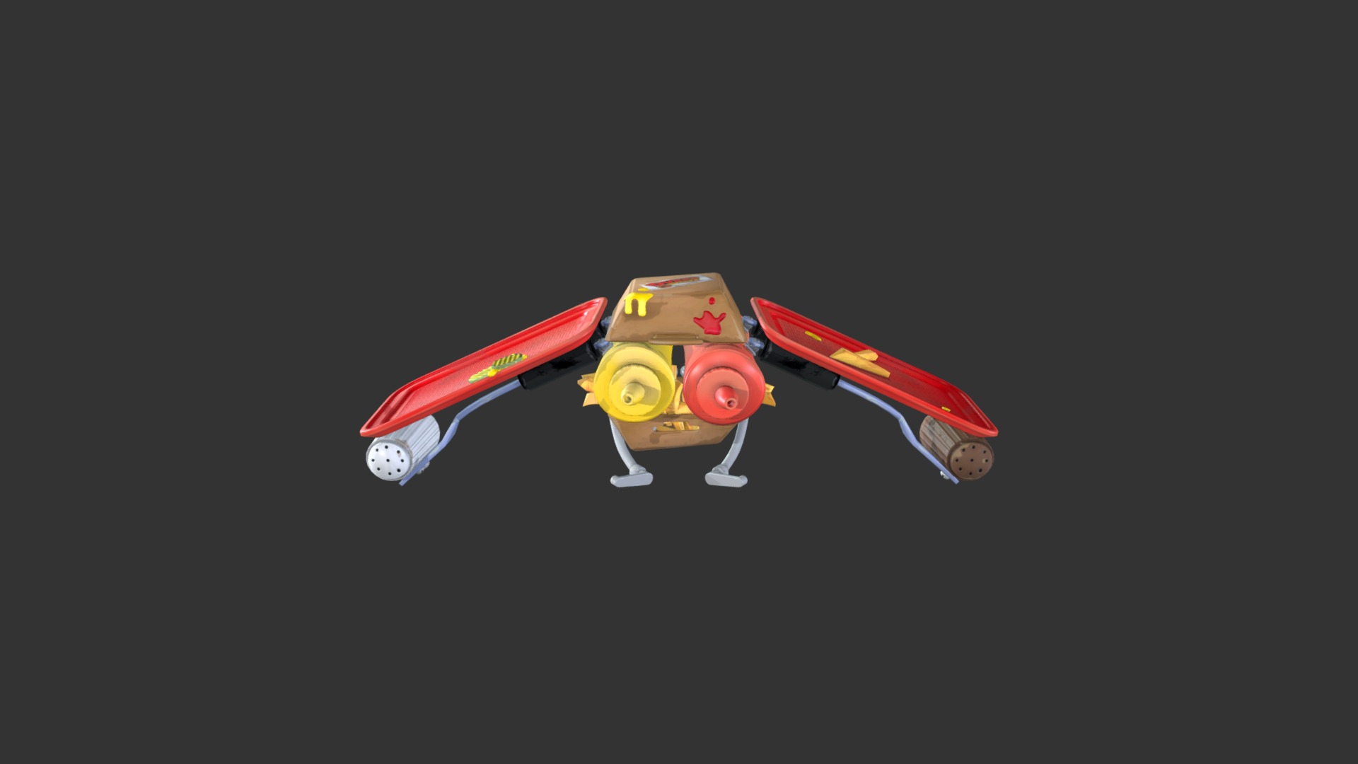 Flying Saucer Glider 3D model by Fortnite Skins (fortniteskins