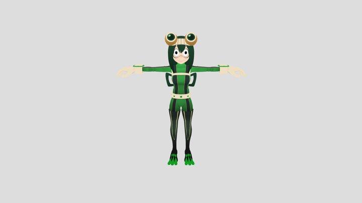 Asui_ Tsuyu_-_ Hero_ Suitv2 3D Model